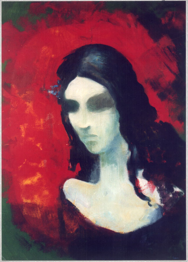 1993 красный портрет